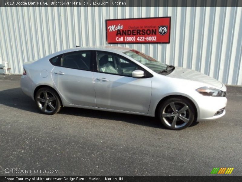 Bright Silver Metallic / Black/Light Tungsten 2013 Dodge Dart Rallye