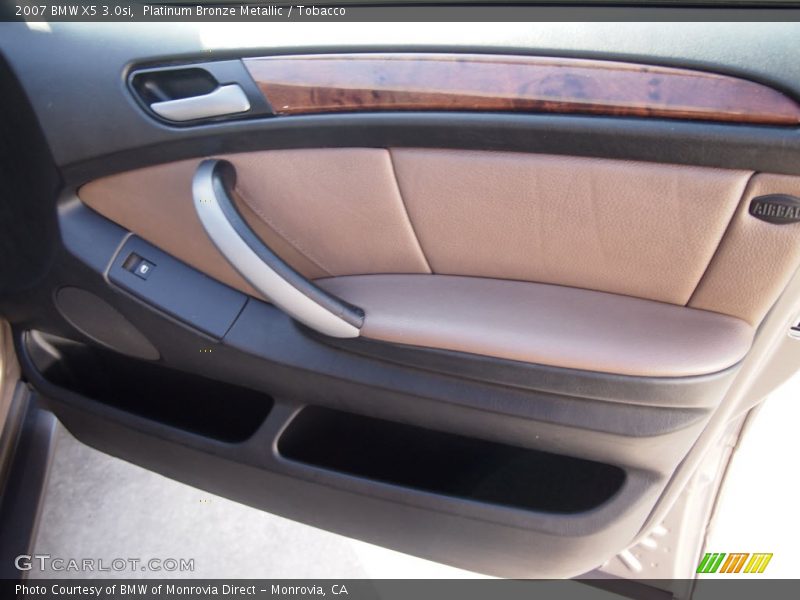 Platinum Bronze Metallic / Tobacco 2007 BMW X5 3.0si