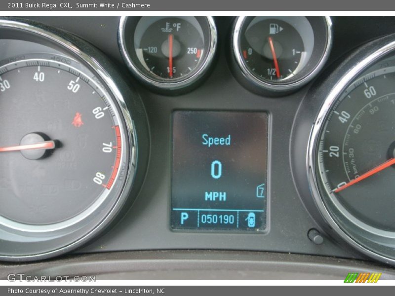 Summit White / Cashmere 2011 Buick Regal CXL