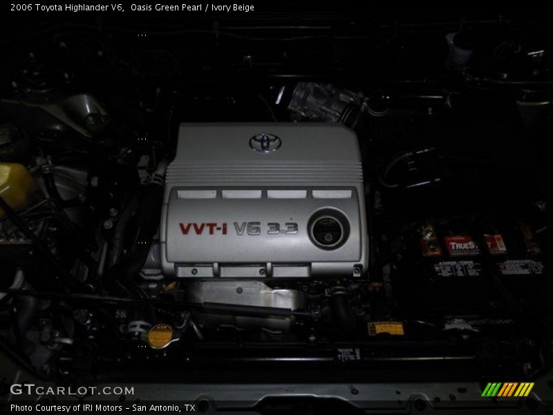 Oasis Green Pearl / Ivory Beige 2006 Toyota Highlander V6