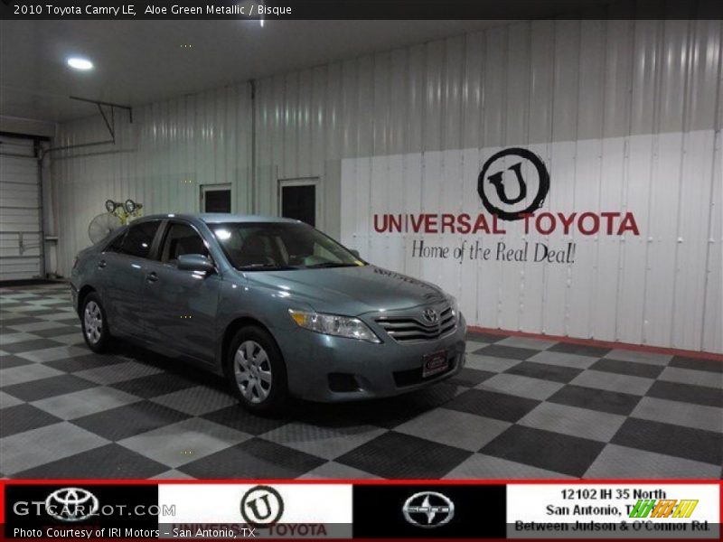 Aloe Green Metallic / Bisque 2010 Toyota Camry LE