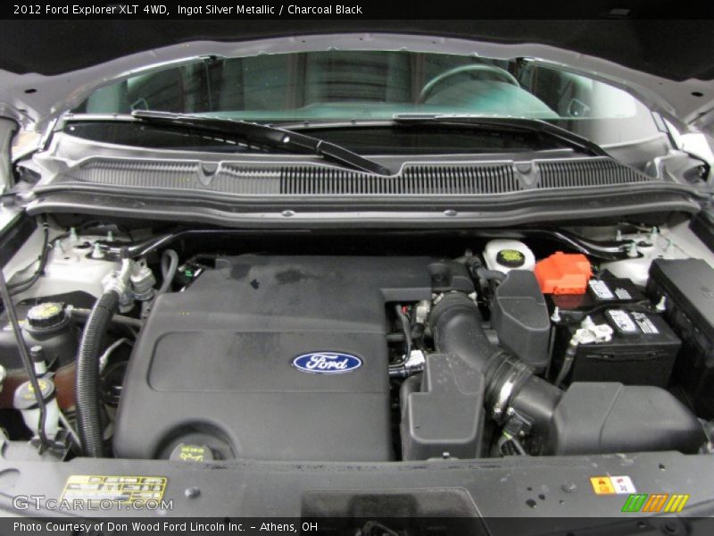 Ingot Silver Metallic / Charcoal Black 2012 Ford Explorer XLT 4WD