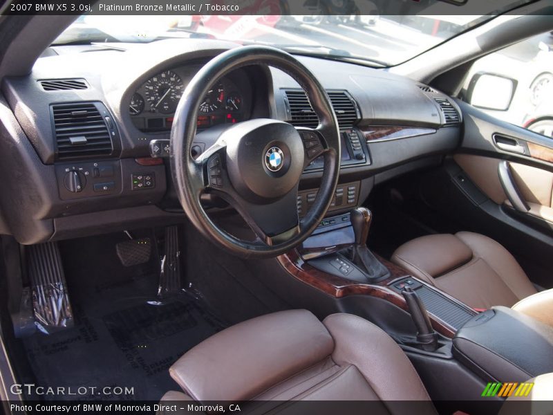 Platinum Bronze Metallic / Tobacco 2007 BMW X5 3.0si