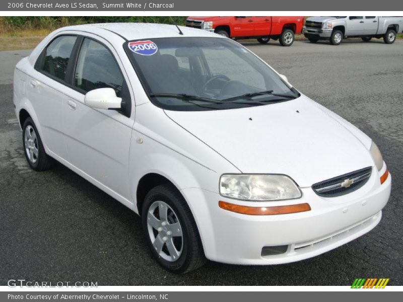 Summit White / Charcoal 2006 Chevrolet Aveo LS Sedan