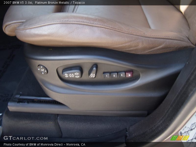 Platinum Bronze Metallic / Tobacco 2007 BMW X5 3.0si