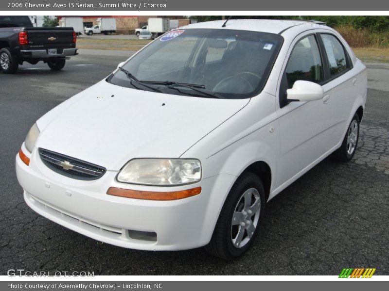 Summit White / Charcoal 2006 Chevrolet Aveo LS Sedan