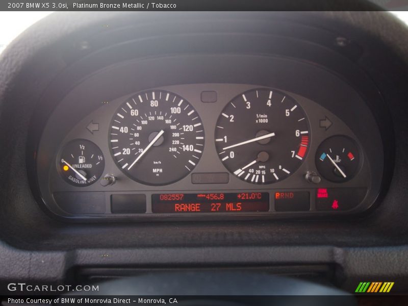 Platinum Bronze Metallic / Tobacco 2007 BMW X5 3.0si