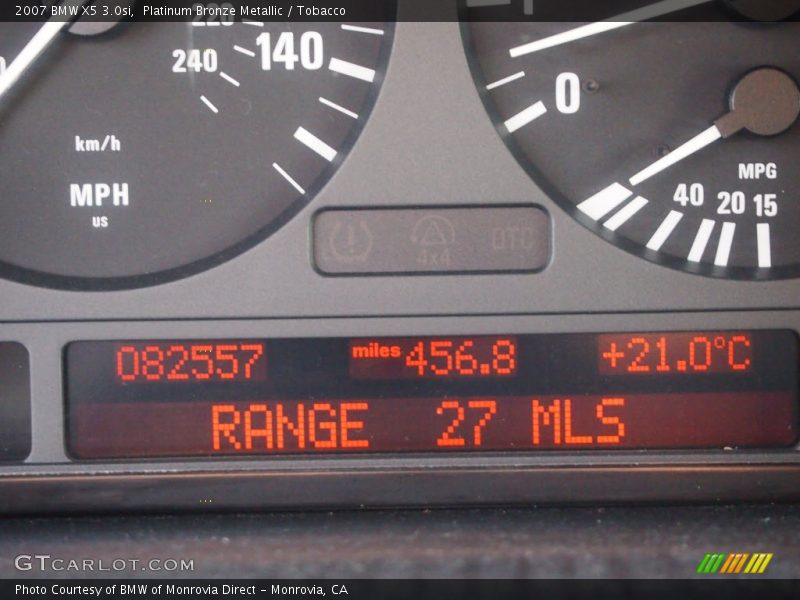 Platinum Bronze Metallic / Tobacco 2007 BMW X5 3.0si
