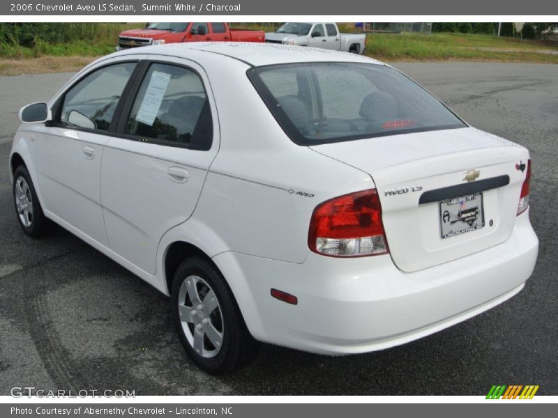 Summit White / Charcoal 2006 Chevrolet Aveo LS Sedan