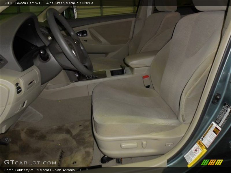 Aloe Green Metallic / Bisque 2010 Toyota Camry LE