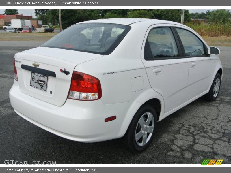 Summit White / Charcoal 2006 Chevrolet Aveo LS Sedan