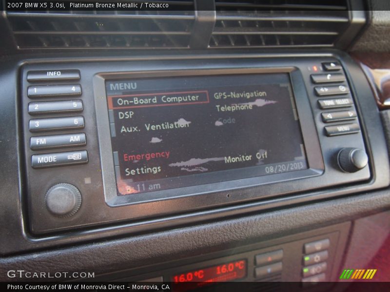 Platinum Bronze Metallic / Tobacco 2007 BMW X5 3.0si