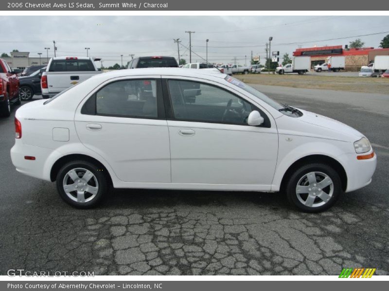 Summit White / Charcoal 2006 Chevrolet Aveo LS Sedan