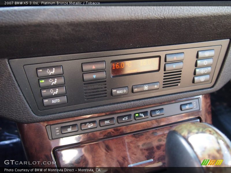 Platinum Bronze Metallic / Tobacco 2007 BMW X5 3.0si