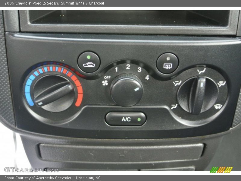 Summit White / Charcoal 2006 Chevrolet Aveo LS Sedan