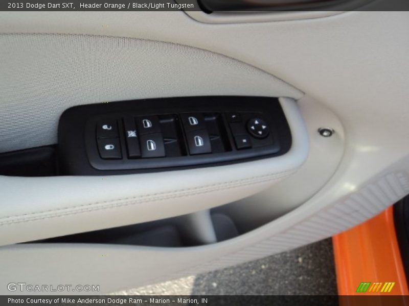 Header Orange / Black/Light Tungsten 2013 Dodge Dart SXT
