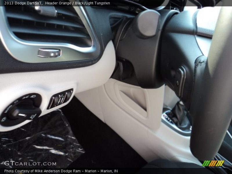 Header Orange / Black/Light Tungsten 2013 Dodge Dart SXT