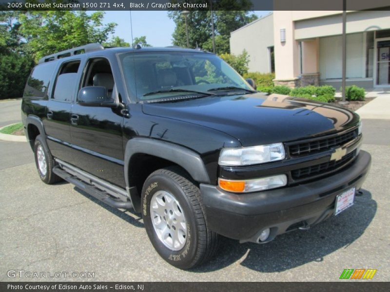 Black / Gray/Dark Charcoal 2005 Chevrolet Suburban 1500 Z71 4x4