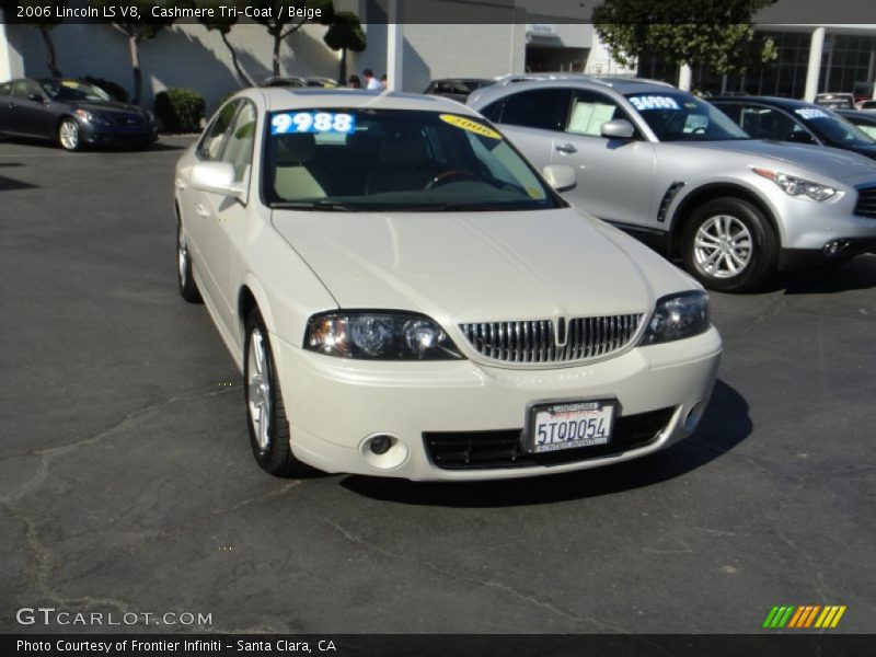 Cashmere Tri-Coat / Beige 2006 Lincoln LS V8