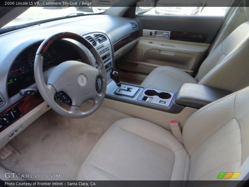 Cashmere Tri-Coat / Beige 2006 Lincoln LS V8