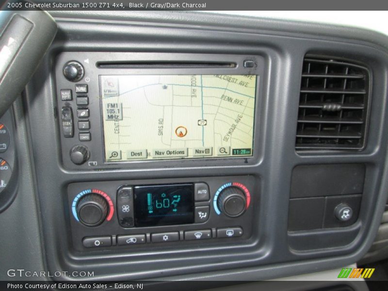 Black / Gray/Dark Charcoal 2005 Chevrolet Suburban 1500 Z71 4x4