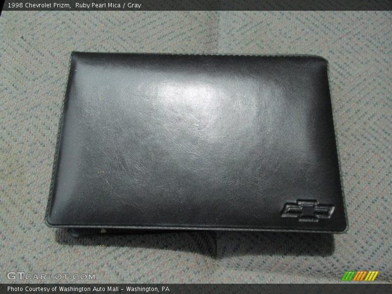 Ruby Pearl Mica / Gray 1998 Chevrolet Prizm