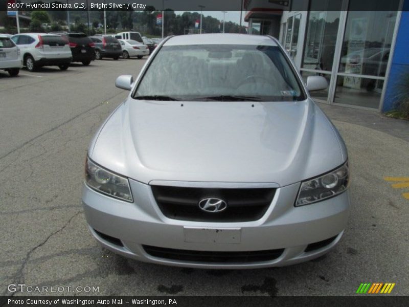 Bright Silver / Gray 2007 Hyundai Sonata GLS