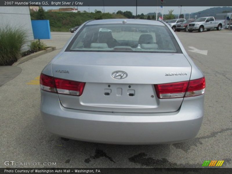 Bright Silver / Gray 2007 Hyundai Sonata GLS