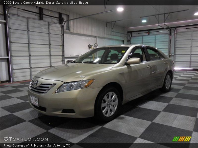 Desert Sand Metallic / Bisque 2009 Toyota Camry Hybrid