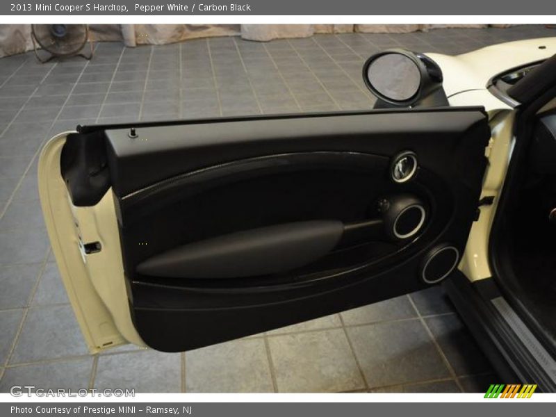 Pepper White / Carbon Black 2013 Mini Cooper S Hardtop