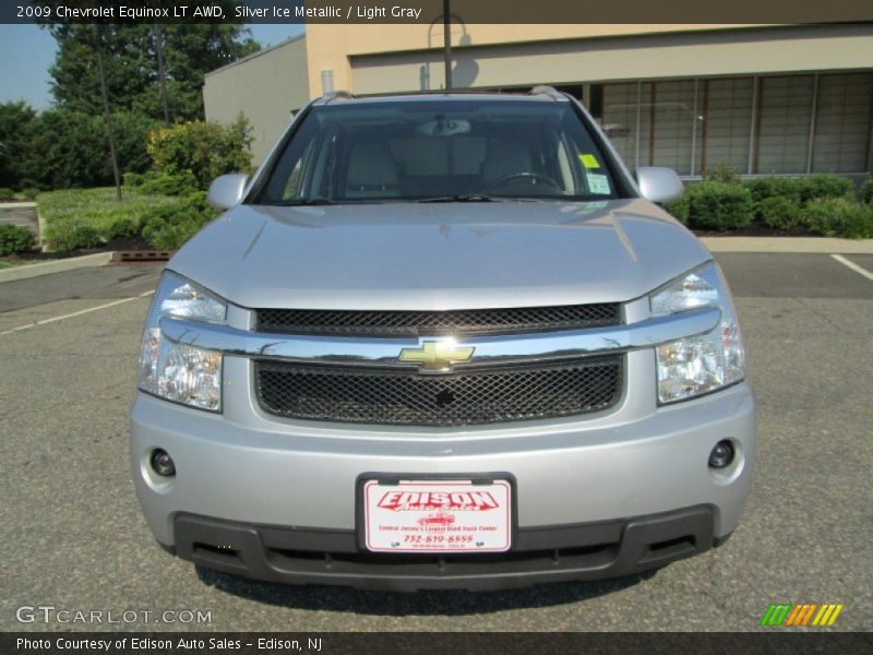 Silver Ice Metallic / Light Gray 2009 Chevrolet Equinox LT AWD
