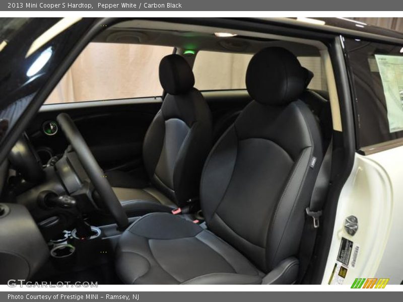 Pepper White / Carbon Black 2013 Mini Cooper S Hardtop