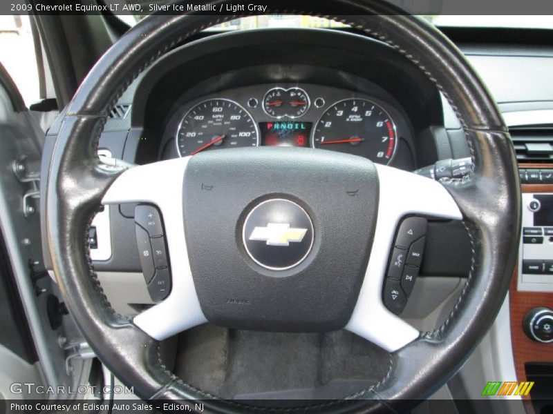 Silver Ice Metallic / Light Gray 2009 Chevrolet Equinox LT AWD