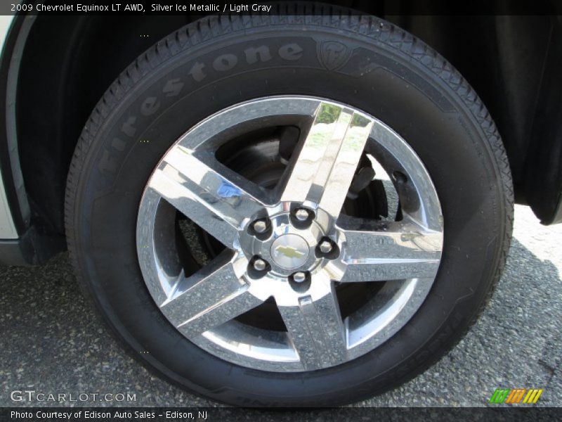 Silver Ice Metallic / Light Gray 2009 Chevrolet Equinox LT AWD