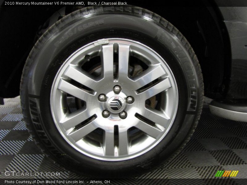 Black / Charcoal Black 2010 Mercury Mountaineer V6 Premier AWD
