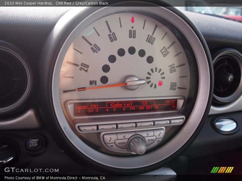 Chili Red / Grey/Carbon Black 2010 Mini Cooper Hardtop