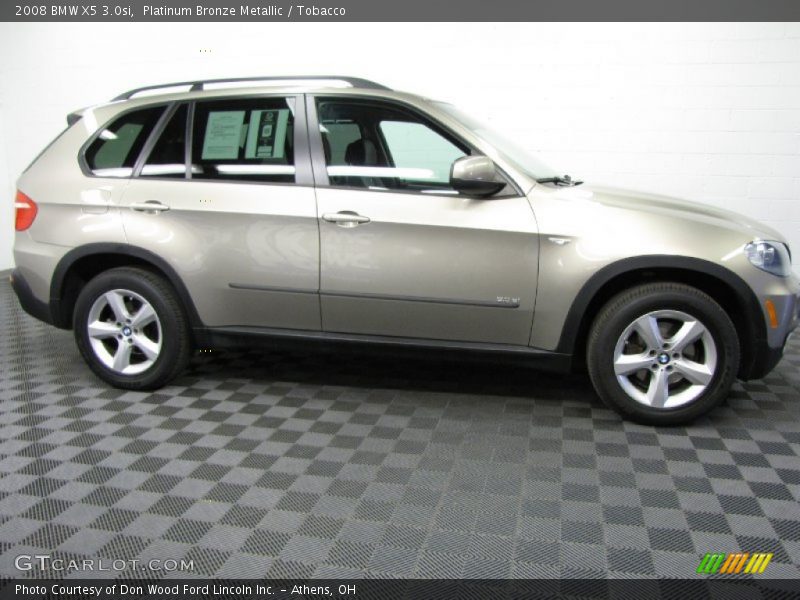 Platinum Bronze Metallic / Tobacco 2008 BMW X5 3.0si