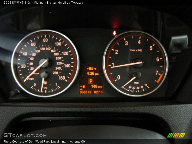 Platinum Bronze Metallic / Tobacco 2008 BMW X5 3.0si