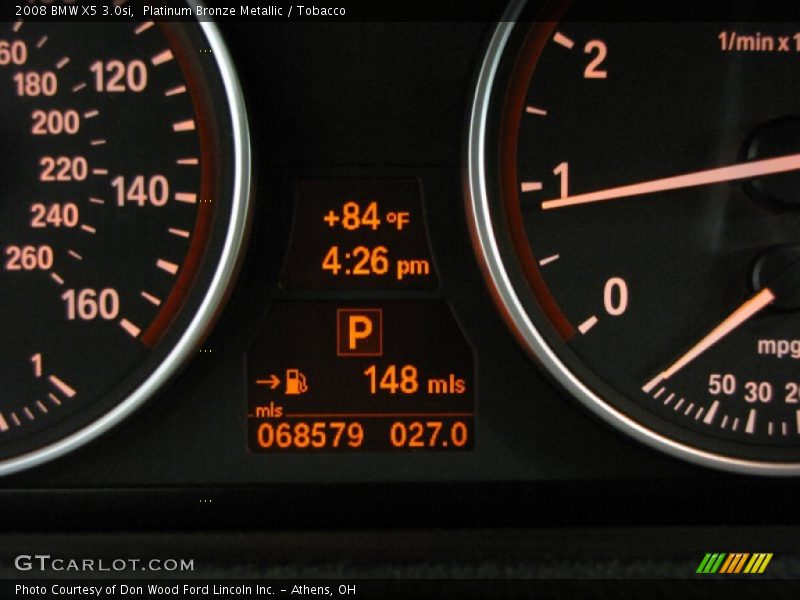 Platinum Bronze Metallic / Tobacco 2008 BMW X5 3.0si