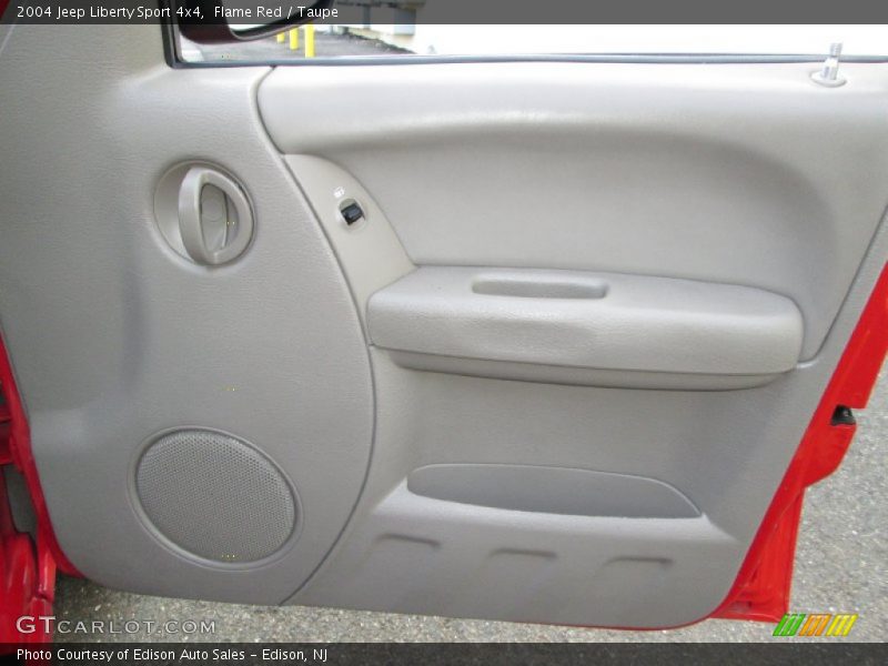 Flame Red / Taupe 2004 Jeep Liberty Sport 4x4