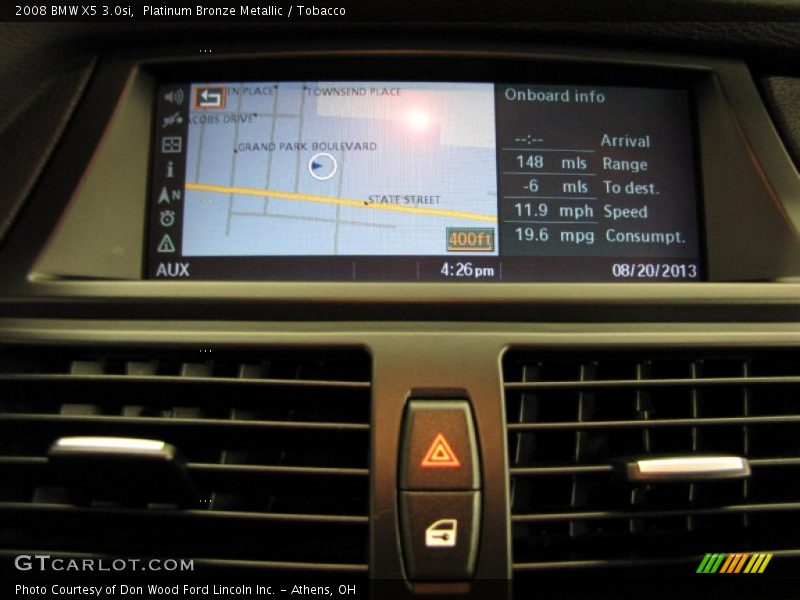 Platinum Bronze Metallic / Tobacco 2008 BMW X5 3.0si