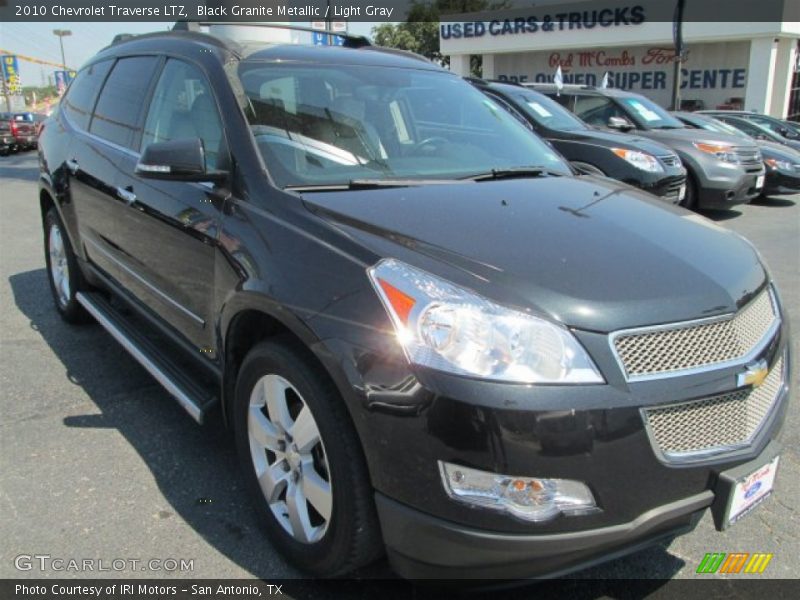 Black Granite Metallic / Light Gray 2010 Chevrolet Traverse LTZ