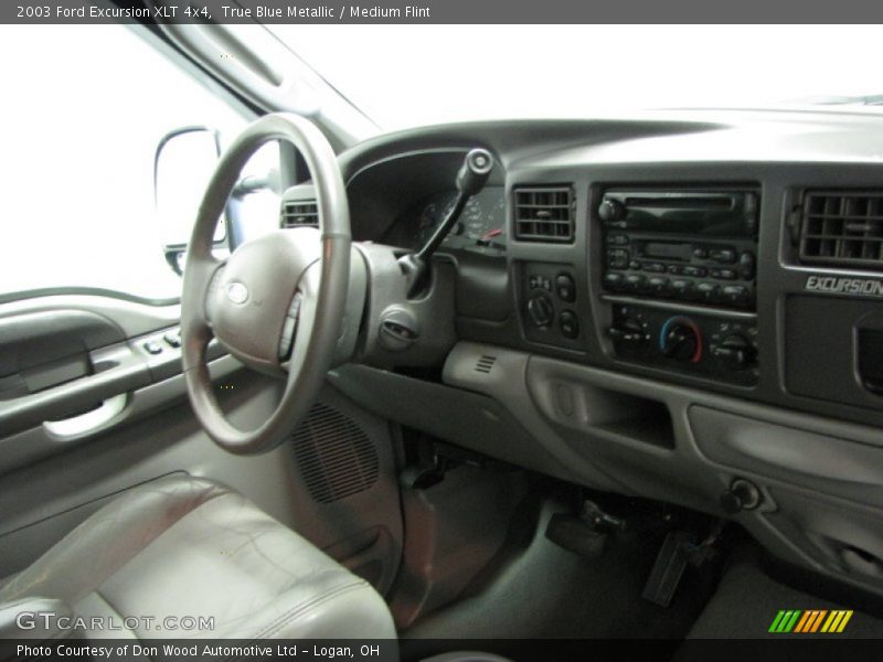 True Blue Metallic / Medium Flint 2003 Ford Excursion XLT 4x4