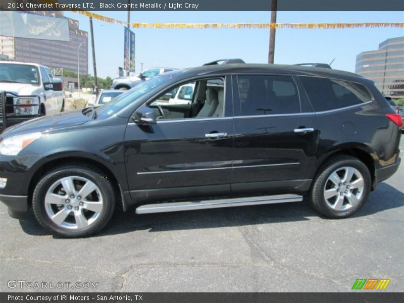 Black Granite Metallic / Light Gray 2010 Chevrolet Traverse LTZ