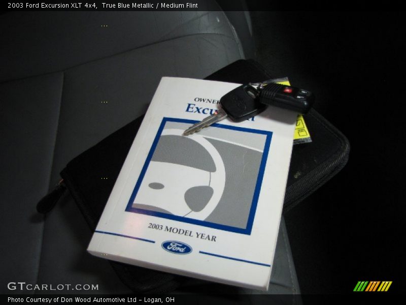 True Blue Metallic / Medium Flint 2003 Ford Excursion XLT 4x4
