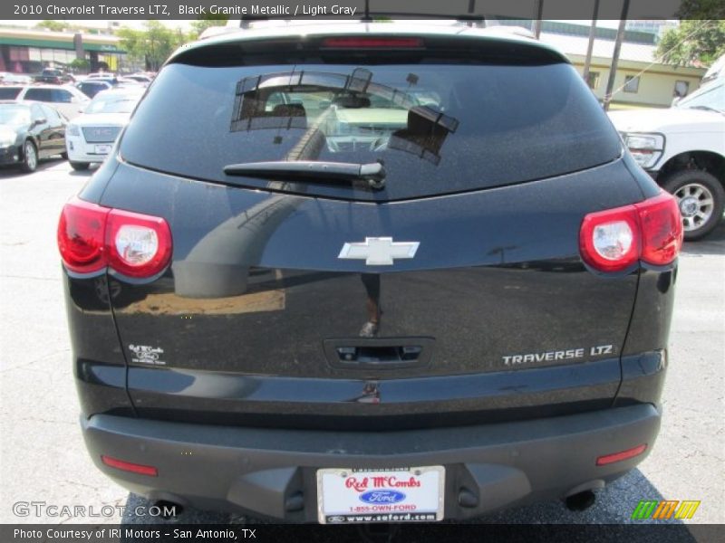 Black Granite Metallic / Light Gray 2010 Chevrolet Traverse LTZ