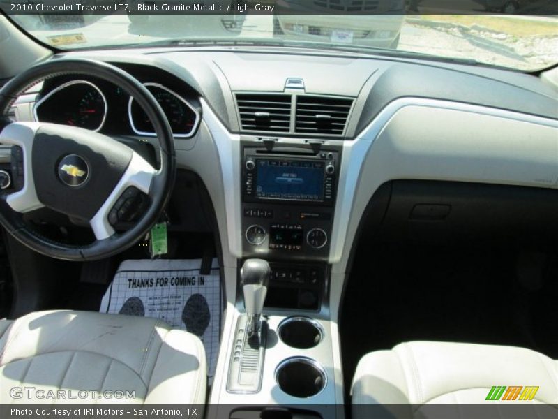 Black Granite Metallic / Light Gray 2010 Chevrolet Traverse LTZ