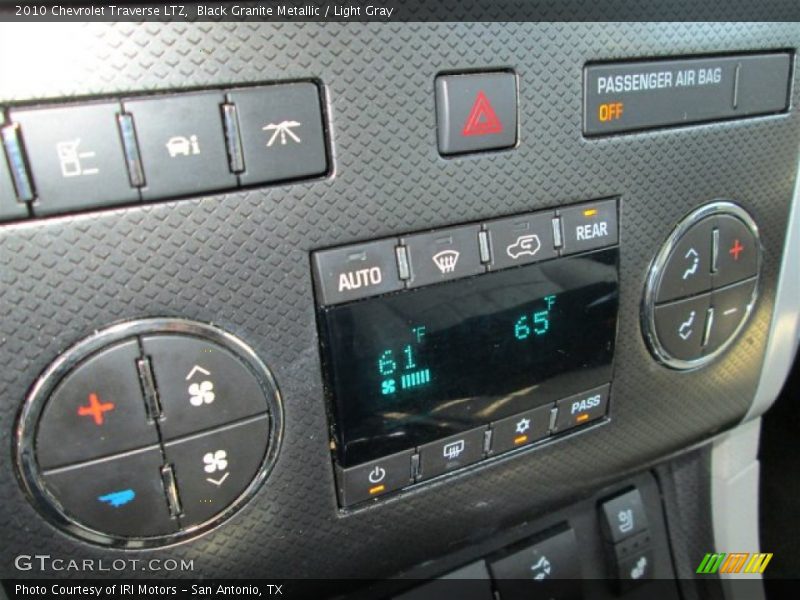 Black Granite Metallic / Light Gray 2010 Chevrolet Traverse LTZ