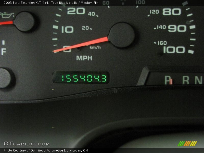 True Blue Metallic / Medium Flint 2003 Ford Excursion XLT 4x4