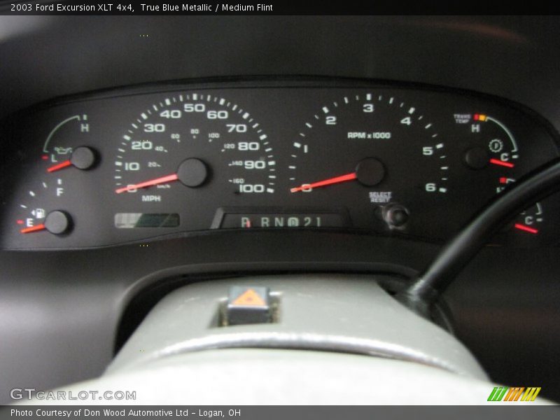 True Blue Metallic / Medium Flint 2003 Ford Excursion XLT 4x4